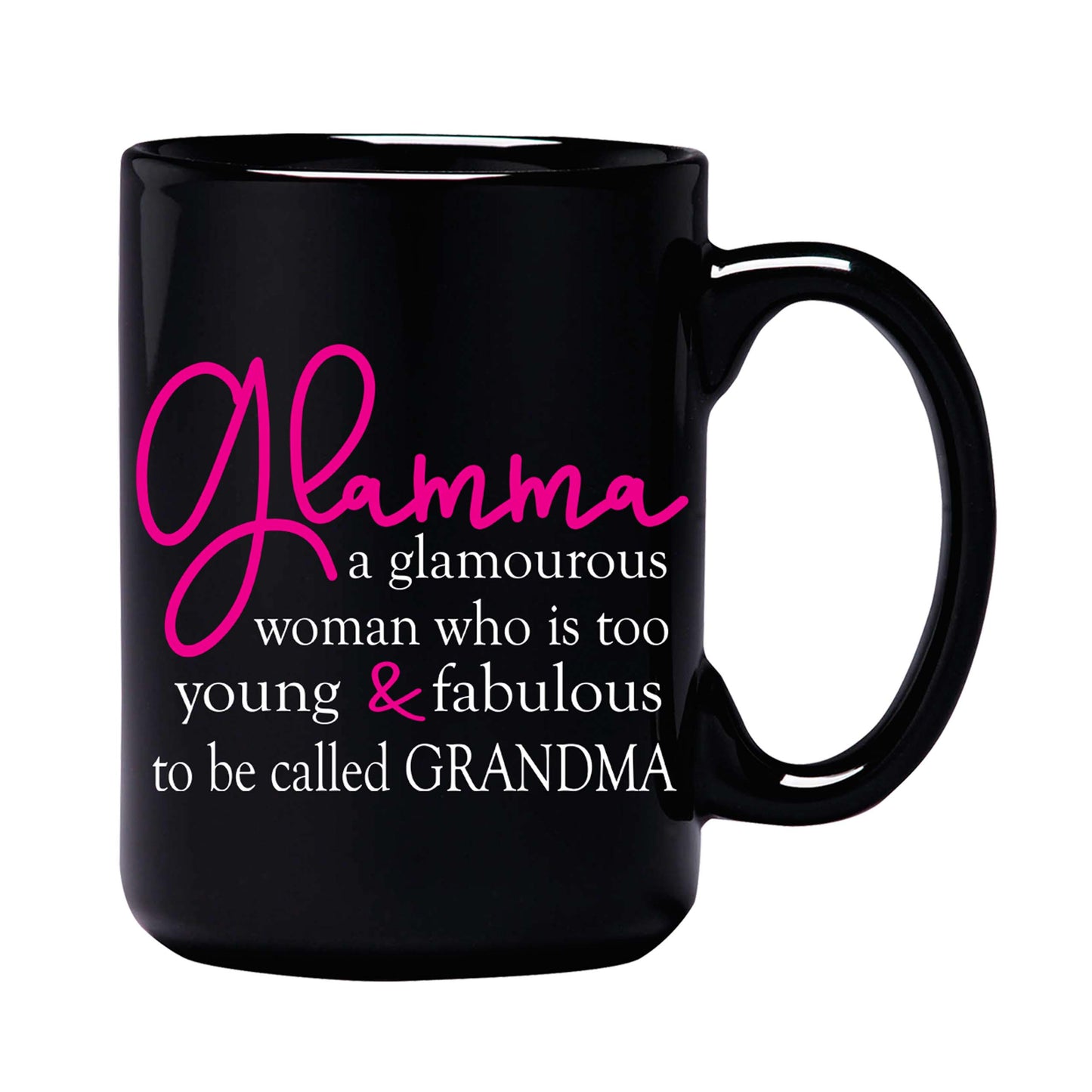Glamma 15oz Black Ceramic Mug Utah Outlet Deal