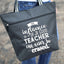 Teacher Influence Lexie Black Tote Bag for Teachers - Outlet Deal Utah