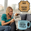 All I Need is Coffee and my Dog 15 oz Teal Ceramic Mug for Dog Lovers - Outlet Deal Utah