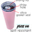 Chaos Coordinator Fueled by Caffeine 20 oz Pink Skinny Tumbler - Outlet Deals Texas