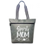 Sports Mom Lexie  Gray Tote Bag for Moms - Outlet Deal Utah