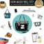 All You Need is Love and a Dog Gray LouLou Tote Bag with 15 Pockets