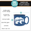 Papa Bear 15 oz  Light Blue Ceramic Mug for Dads - Outlet Deal Utah