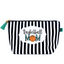 Sports Mom Basketball Janie Essentials Pouch Gifts for Women Striped Makeup Bags Cosmetic Bag Travel Toiletry Makeup Pouch Pencil Bag with Zipper Best Birthday Just Because Mother Gifts