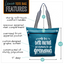 Only The Best Moms Get Promoted to Grandma Lexie Teal Tote Bag for Grandmothers