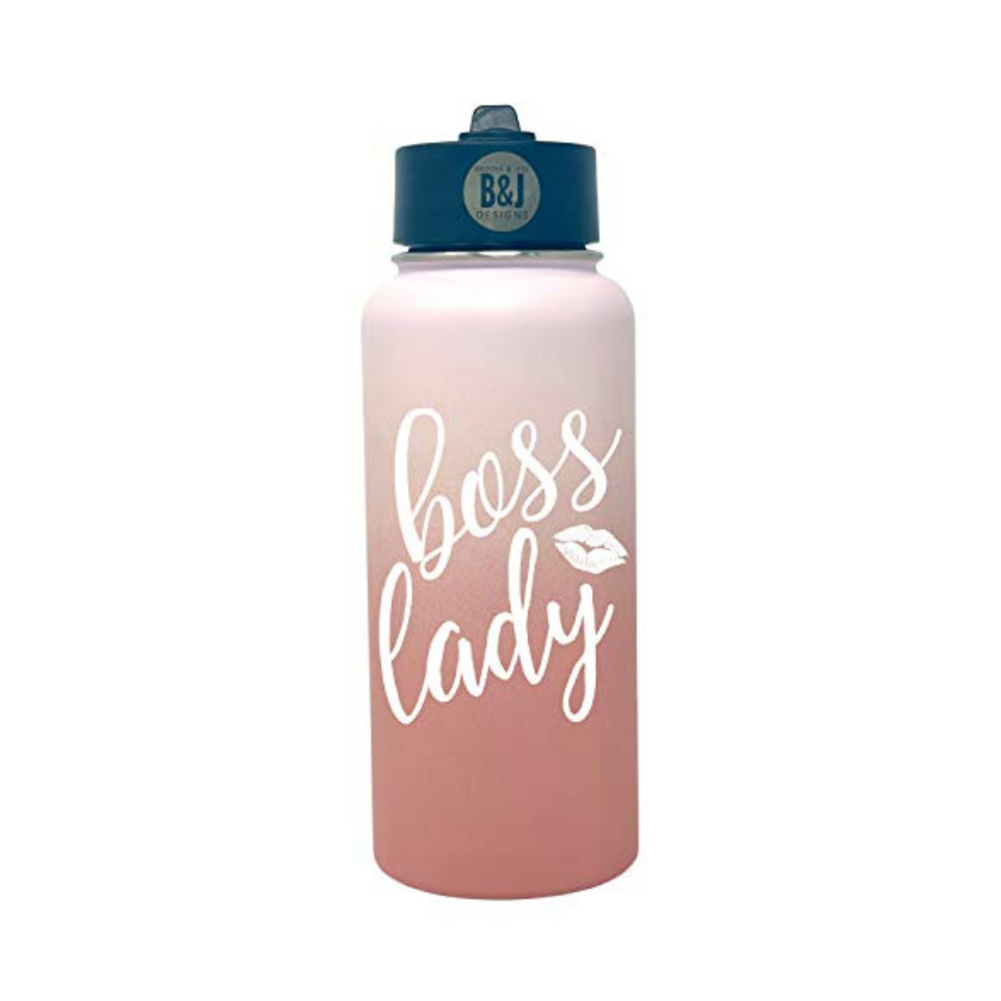 Boss Lady 32 oz Rose Gold Water Bottle for Bosses