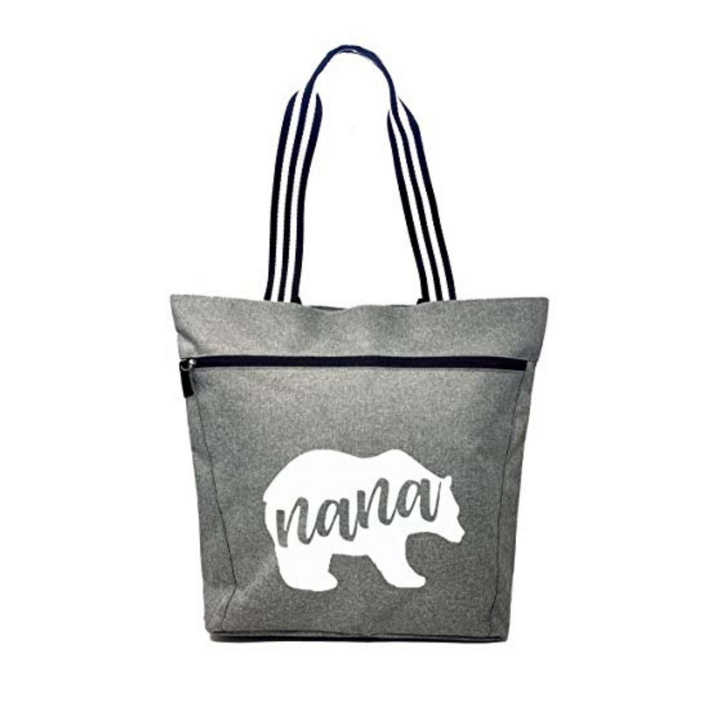 Nana Bear Lexie Gray Tote Bag for Grandmothers