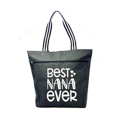 Best Nana Lexie Black Tote Bag for Grandmothers