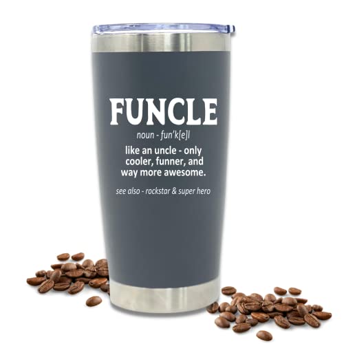 Funcle 20 oz Pewter  Tumbler for Uncles