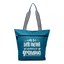 Only The Best Moms Get Promoted to Grandma Lexie Teal Tote Bag for Grandmothers