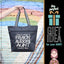 Freakin' Awesome Aunt Lexie Black Tote Bag for Aunts