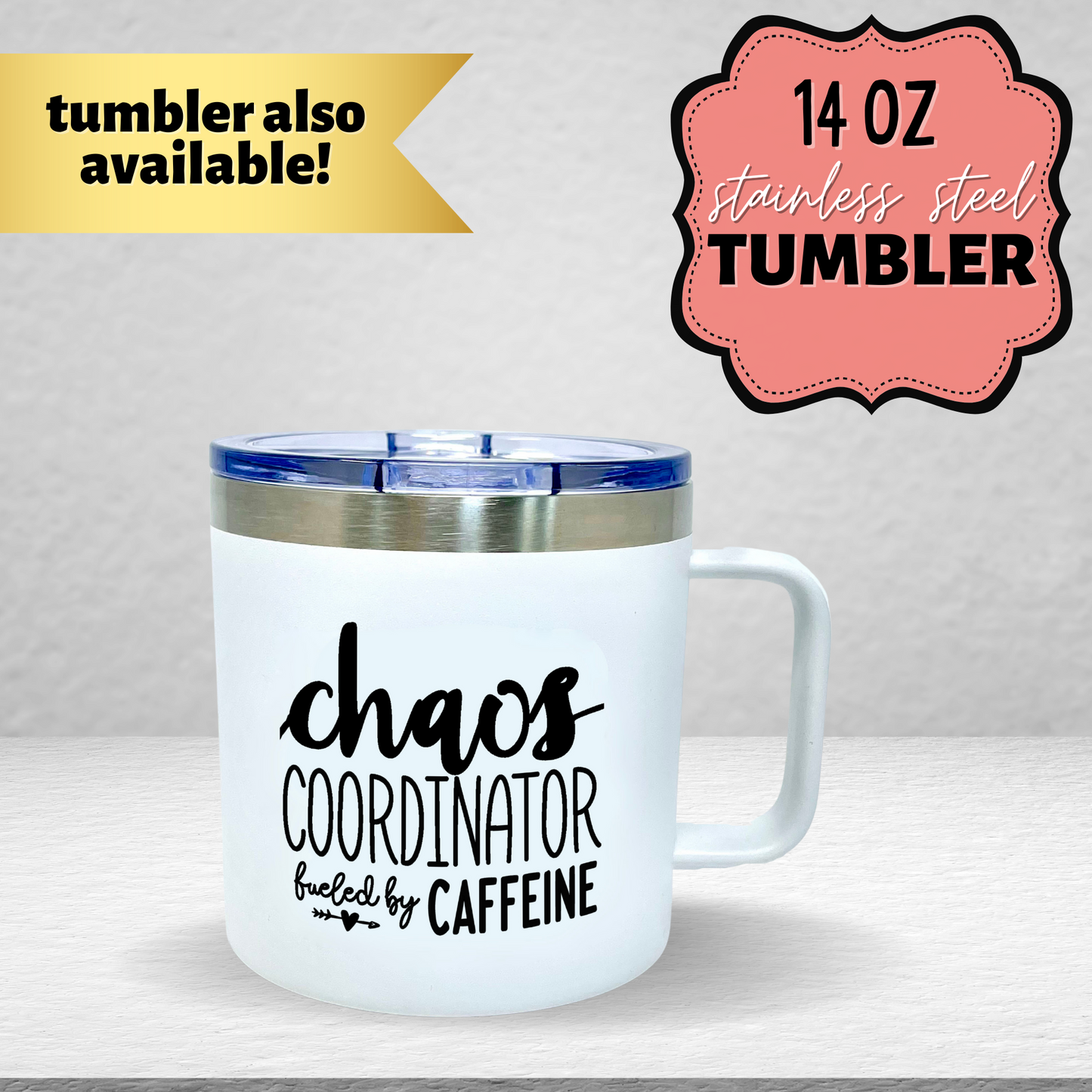 Chaos Coordinator 15 oz  Coral Ceramic Mug for Bosses