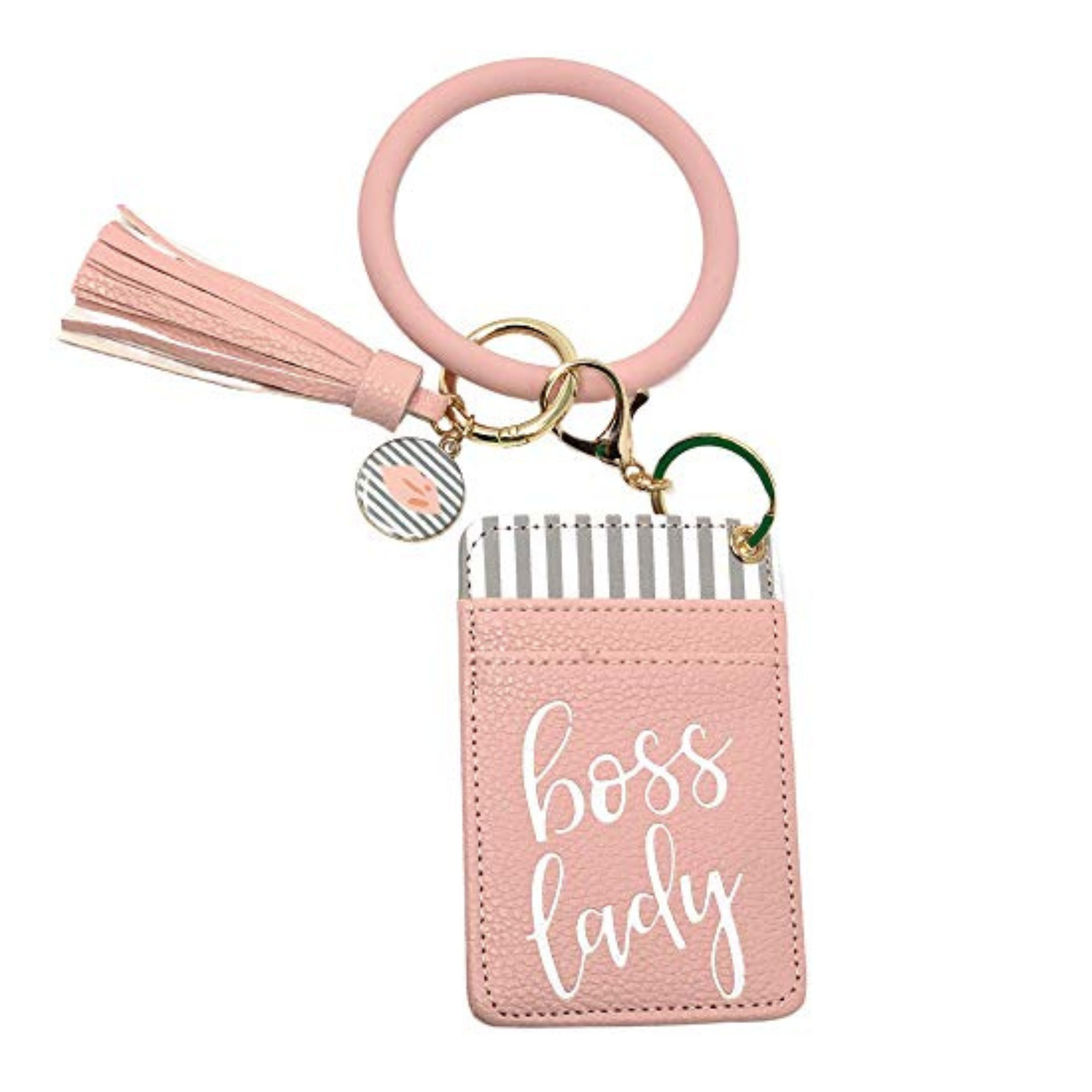 Keychain Bracelet Wristlet Key Chains Women 2 pcs Tassel Key Ring Bracelet  With Card Holder, White & White, 4*3.3 : Amazon.in: Bags, Wallets and  Luggage
