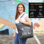 Be Still and Know Lexie Black Tote Bag