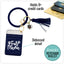 Fur Mama Navy Blue Silicone Bracelet Keychain Wallet for Pet Lovers