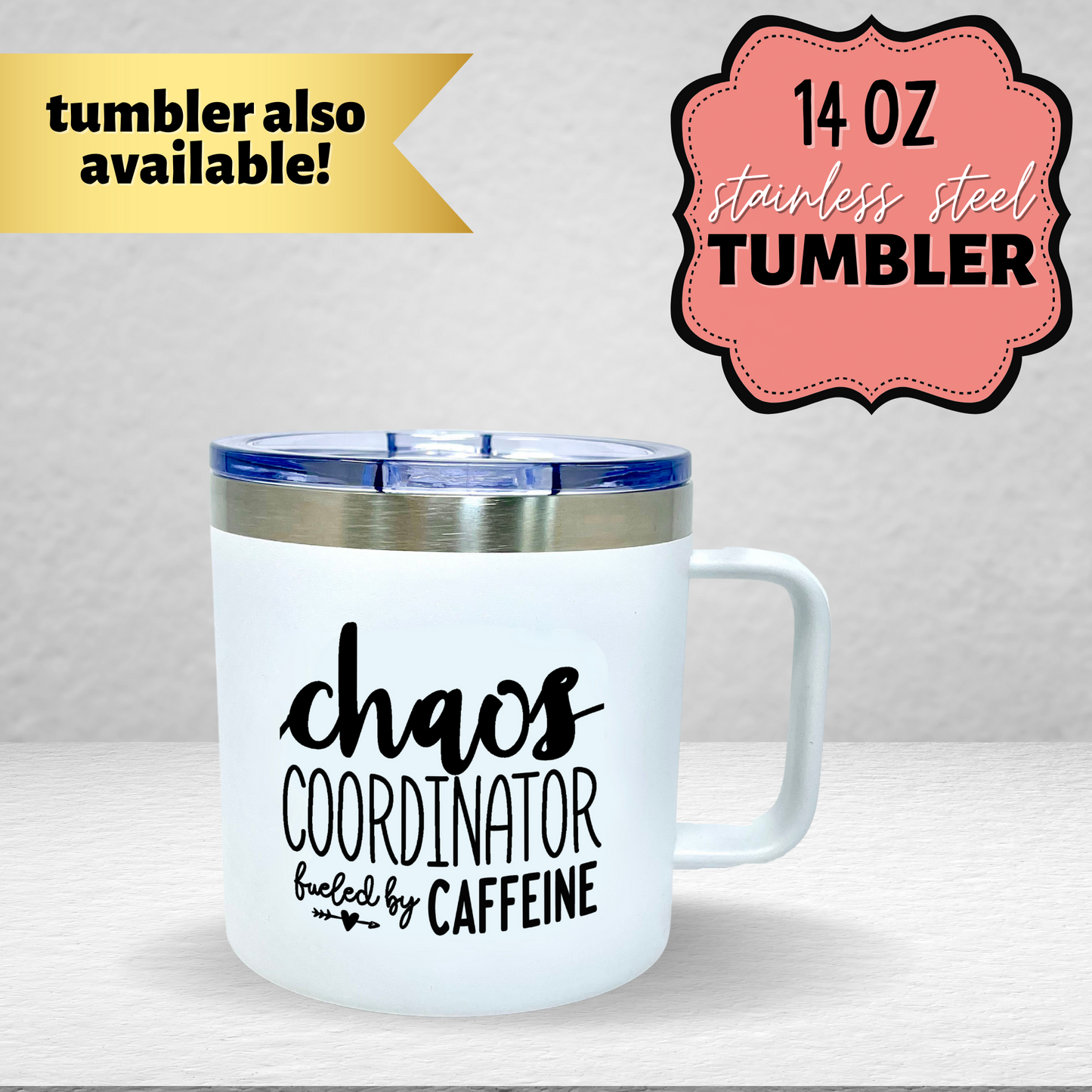 Chaos Coordinator 15 oz  Plum Ceramic Mug for Bosses