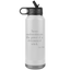 Never Underestimate the Power of a Determined Witch  32 oz Insulated Water Bottle Tumbler