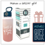 I Will Stab You 32 oz Rose Gold Water Bottle for Medical Workers