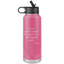 Never Underestimate the Power of a Determined Witch  32 oz Insulated Water Bottle Tumbler