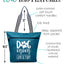 Dog Mom - Life is Ruff Lexie Teal Tote Bag for Dog Lovers