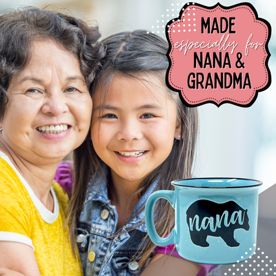 Nana 15 oz Teal Ceramic Mug  for Grandmas