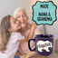 Nana 15 oz Plum Ceramic Mug for Grandmas