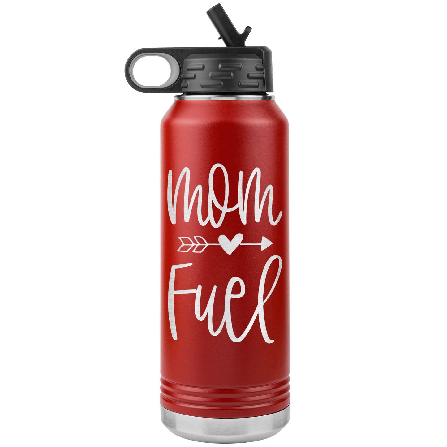 Mom Fuel - 32oz Stainless Steel Water Bottle Perfect Gift for Moms, and Mothers