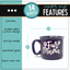 Fur Mama 15 oz Plum Ceramic Mug for Pet Lovers